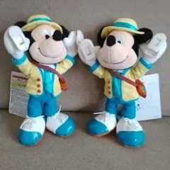 新品　ミッキー　ディズニー　バケーションパッケージ　くっつきぬいぐるみ　肩のせ
