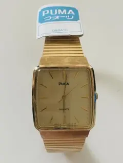 ORIENT時計 PUMA クォーツ レア！ゴールドカラー 未使用！タグ付き