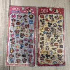 正規品　ミニー　ミッキー　プチドロップステッカー