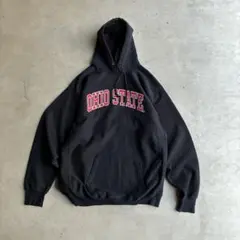00s リバース型 OHAIO STATE 刺繍ロゴ フーディ 2XL相当