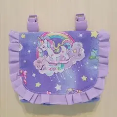 ゆめかわ移動ポケットno.36 ハンドメイド　入園入学　ユニコーン　女の子