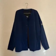 【DENHAM】ナイロンカーディガン・メンズM・インディゴブルー