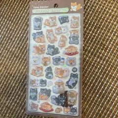 ボンボンドロップシール 正規品 柴犬 和柄 和犬 第二弾 犬 クーリア 日本犬