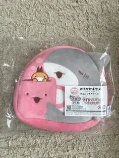 おでかけ子ザメ　キャラ福くじ　C賞　ダイカットポーチ　ほっとひと息