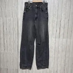 WEGO ウィゴー バレルレッグ デニム ジーンズ ブラック M