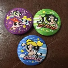 パワーパフガールズ 刺繍バッジ 3個セット