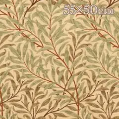 ウイリアムモリス　MODA シーチング　ウィローボウ 柳　ベージュ55×50cm