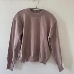 アースミュージックアンドエコロジー　セーター　ピンク