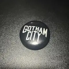 Number Nine ナンバーナイン GOTHAM CITY 缶バッジ 黒/銀