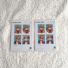 北見遊征　にじぱぺ　アクリルスタンド　証明写真風ブロマイド