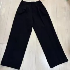 レディース ブラック スラックス パンツ