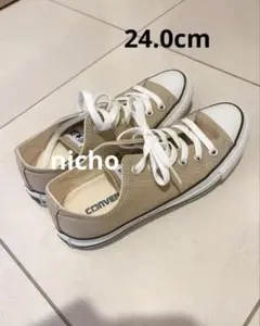 converse コンバース スニーカー/ ベージュ 24.0cm