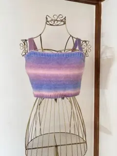 W♡C グラデーション ニット ビスチェのサムネイル