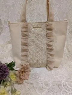インド刺繍　ミニトートバッグ　3