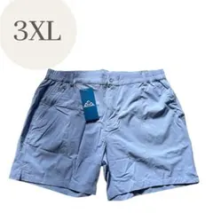 ショートパンツ ポケット付 オーバーサイズ ジム 運動 水色 3XL