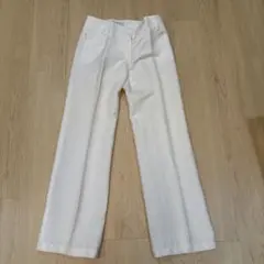 【クリーニング済】S Maxmara ホワイト スラックス レディース