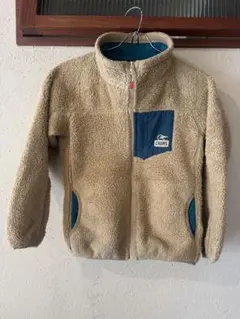 CHUMS Kids XL フリースジャケット ベージュ