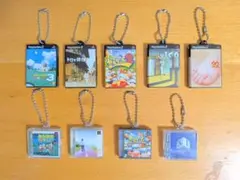 PlayStation ゲームパッケージ ミニチュアチャーム 全9種コンプリート