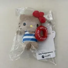 ローリーズファーム　ぬいキーホルダー7　ハローキティ　水着ウキワ　日焼けキティ