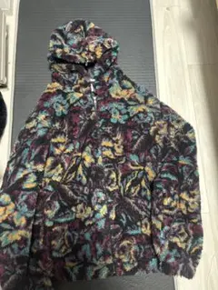 thisisneverthat Floral Faux Fur Jacket