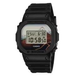 CASIO 葛飾北斎 深川万年橋下 DW-5600KHFM25-1JR G-SHOCK 腕時計 葛飾北斎「深川万年橋下」 / 5600シリーズ DW