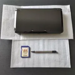 【タッチペン・SDカード付き】ニンテンドー3DS本体　コスモブラック　動作確認済