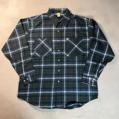 90s USA製 セントジョンズベイ デッドストック ヘビーフランネルシャツ