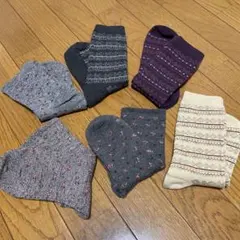 婦人ソックス　新品未使用6足➕おまけ1足　　7足セット