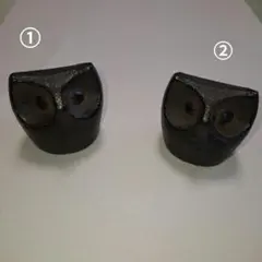 南部鉄器 馬場忠寛 ブックエンド フクロウ ミミズク 2個セット - メルカリ