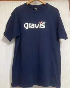 gravis グラビス　Tシャツ ネイビー　メンズL