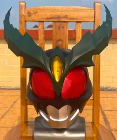 仮面ライダーイクサ（夜骑）コスプレ用マスク塗装完成品