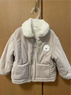 アカチャンホンポ　ベビーアウター　女の子　ベージュ 80cm