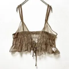 Petirire by Helm しまむら チュールビスチェ ダブルリボン