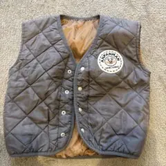 アンパンマン ダウンベスト 90cm グレー