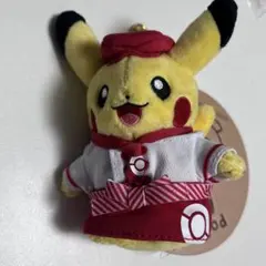 ポケモンカフェ ウェイトレスピカチュウ マスコット タグ付き