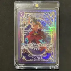 ワンピカードカード　神速の拳　ルフィ太郎　SP SR パラレル　1枚　おまけ付き