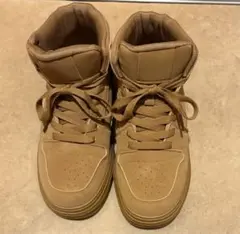 厚底ハイカットコートスニーカー