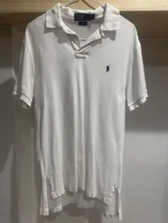 Ralph Lauren ポロシャツ ホワイト S 3枚目見てください