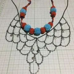 エスニック風　ネックレス2本セット