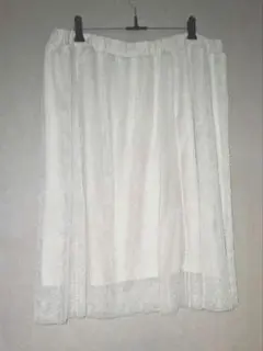 4L スカート チュール 膝丈 膝下丈