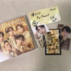 M!LK 爆裂愛してる 好きすぎて滅! 通常盤ステッカーその他まとめて　吉田仁人