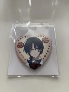 にじさんじ Rose Valentine ハート缶バッジ 花籠つばさ