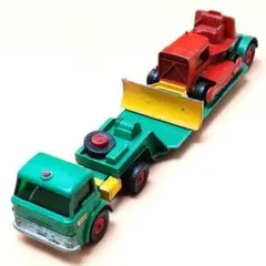 【当時物】 マッチボックス ロウローダー・ウィズ・ブルドーザー キングサイズ