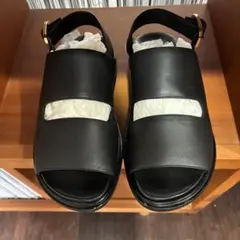 marni ブラック レザーサンダル 37