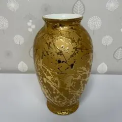 G*n様 ナルミ ボーンチャイナ 総金彩 花瓶 フラワーベース 壺 花入 花器 G*n様 ナルミ ボーンチャイナ 総金彩 花瓶 フラワーベース 壺 花
