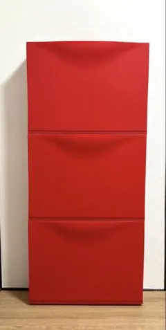 廃盤カラー】IKEA TRONES トローネス 3個 シューズボックス ブルー