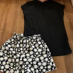 GU ショートパンツ ワンピースセット売り120cm
