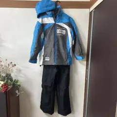 cosby スキーウェア 子ども用 青 グレー160
