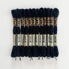 刺繍糸 25番 黒 ブラック まとめ売り ハンドメイド 手芸 12束