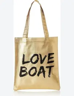 LOVE BOAT ゴールド トートバッグのサムネイル
